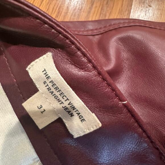 MADEWELL Perfect Vintage Dark Cabernet Straight Jean size 31 - Picture 8 of 11